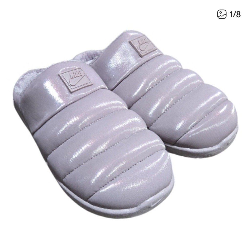 Nike Woman’s Burrow SE Slippers BRAND NEW Sz 7 Lt Violet Ore - Picture 4 of 7